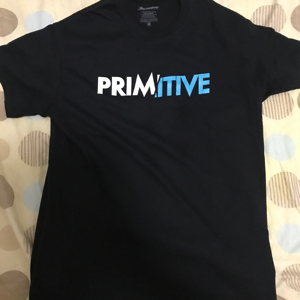 Black primitive tee